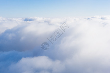 飞机上航拍的漂亮云海图片