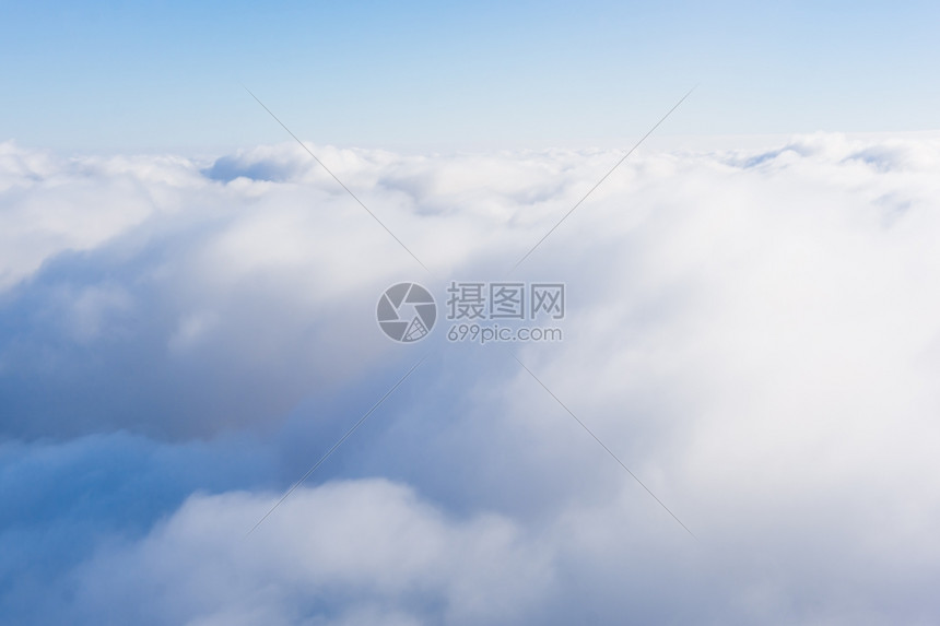 飞机上航拍的漂亮云海图片