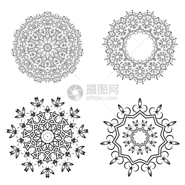 圆形几何星系在白背景上分离圆形几何星系在白背景上分离图片