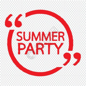 Summerparty发信说明设计图片