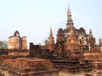 泰国Sukhothai历史公园佛像寺图片