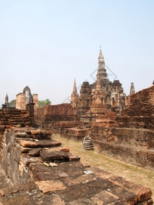 泰国Sukhothai历史公园佛像寺图片