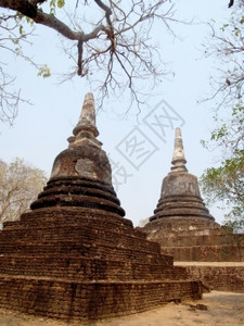 泰国Sukhothai历史公园佛像寺图片