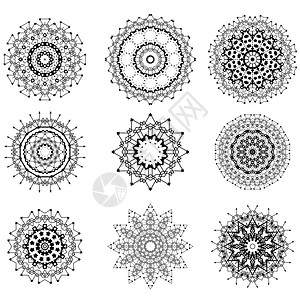 圆形几何体在白背景上分离图片素材