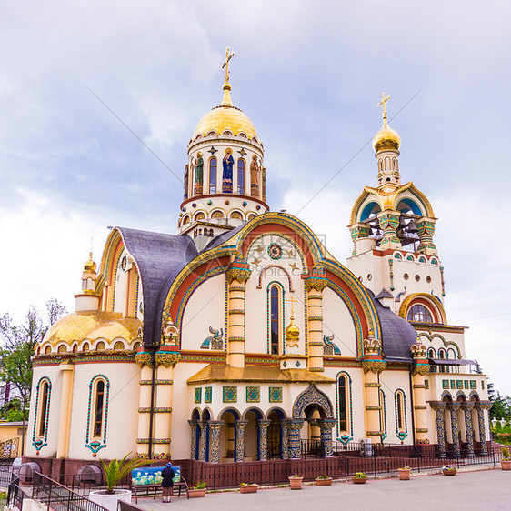 2016年5月4日俄罗斯索契的弗拉基米尔大教堂图片
