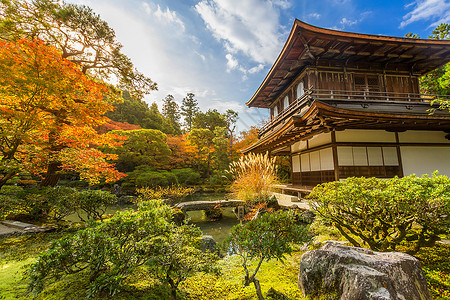 日本京都银宫寺庙图片