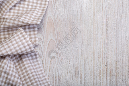 白色木制桌布顶部视图图片
