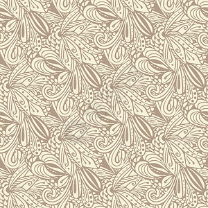 含有花叶和的丝绸状状的绸形图案纺织品网络印刷设计的矢量图解图片
