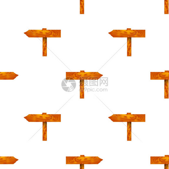 白色背景上的无缝箭头模式指针图标WoodArrows无缝箭头模式图片