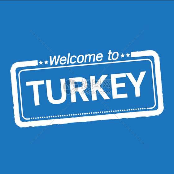 欢迎使用TURKEY插图设计图片