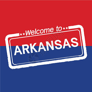 欢迎来到美国州立插图设计的ARKANSAS背景图片
