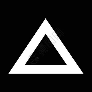 无限符號三角形图标说明设计背景
