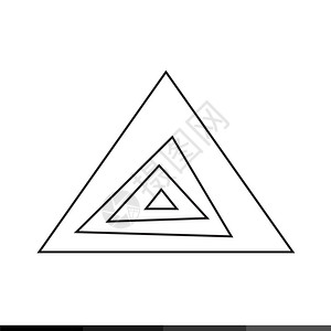 无限符號三角形图标说明设计背景