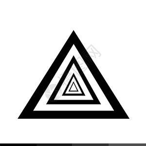 无限符號三角形图标说明设计背景