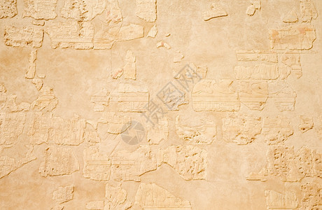 墙壁上的古代象形文字图片