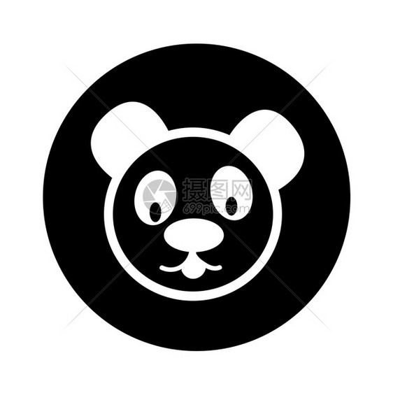 Panda图标插设计图片