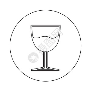 玻璃饮料图标说明设计背景图片