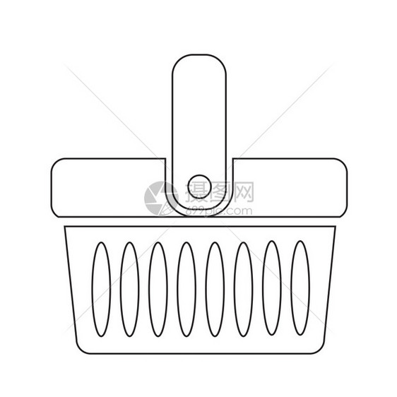 购物篮子图标插设计图片