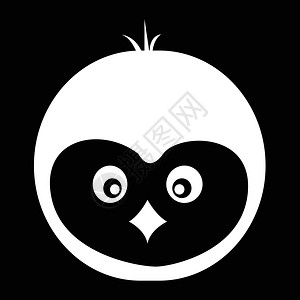 pinguin图标插设计背景图片