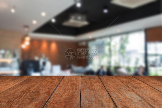 外观顶端木质底咖啡室内模糊显示背景产品显示模板图片