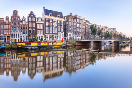 荷兰阿姆斯特丹运河Singel图片
