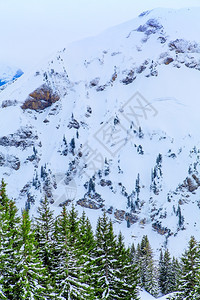 冬季地貌背景山区图片