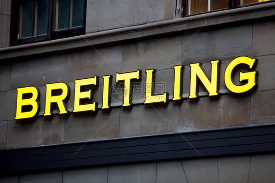 瑞士苏黎世2016年月4日品牌Breitling的标志图片