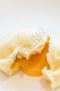 薄蛋和黄熔岩Bun蒸汽古金美食图片