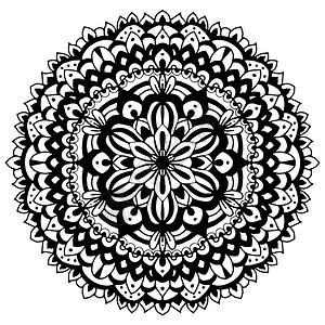 华对称插画
