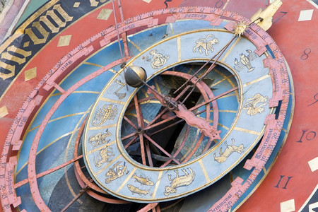 瑞士伯尔尼著名的Zytgloggezodiacal钟图片