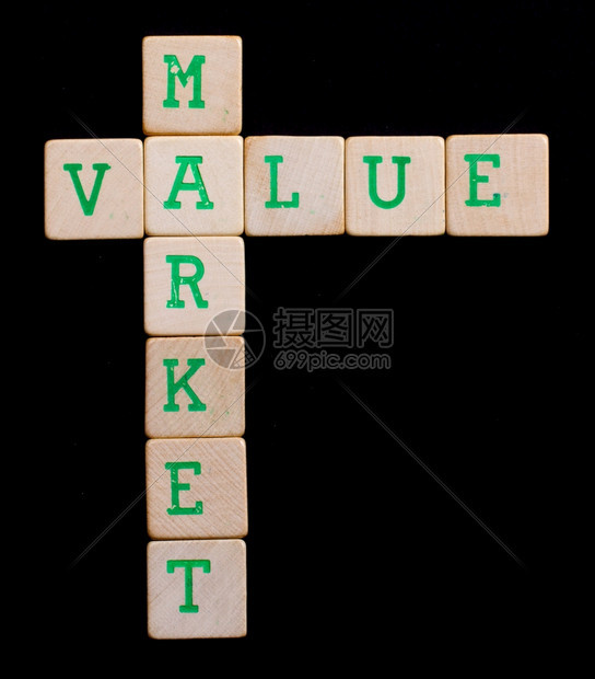木块上的字母价值市场图片