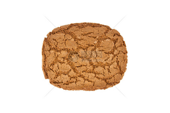 Speculaas饼干荷兰专业白孤立图片