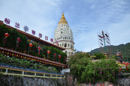 马来西亚宾南佛教寺庙KekLokSi图片