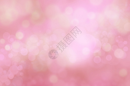 带有bokeh灯光的粉红抽象背景图片