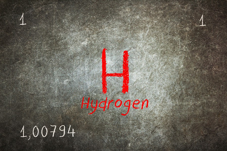 带周期表的孤立黑板氢化学图片