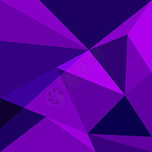 紫低聚设计元素背景鱼群矢量图片