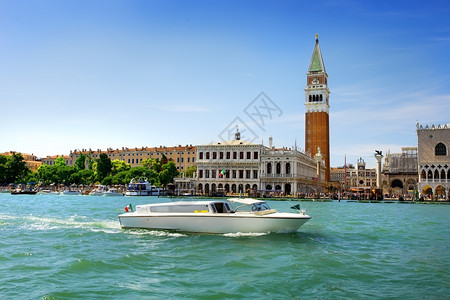 从意大利运河到威尼斯的圣马可图片