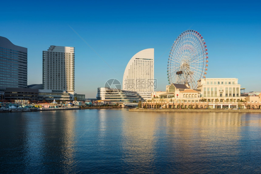 日本横滨市景天线图片
