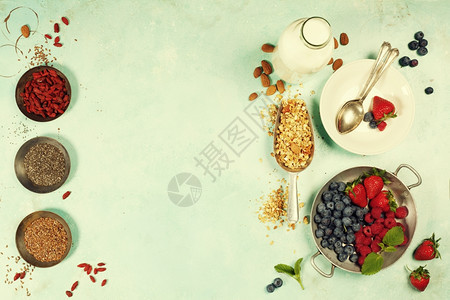 早饭饮食脱毒清洁饮食蔬菜概念图片