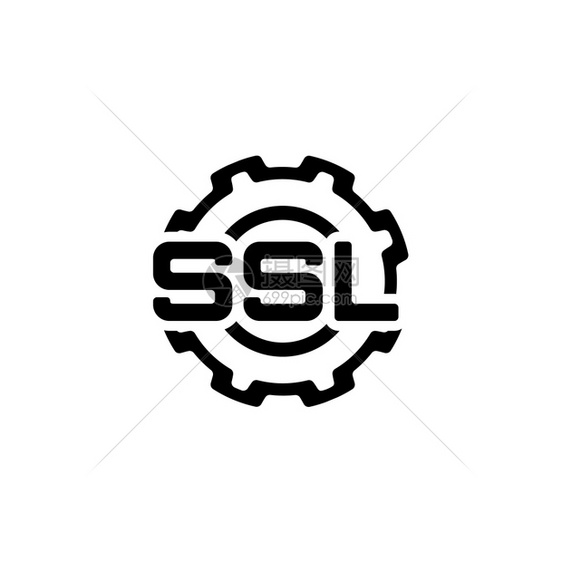 SSL设置图标平面计图标孤立说明图片