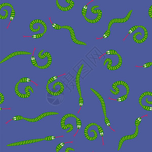 绿蛇无缝背景动物模式攻击爬行危险捕食者图片
