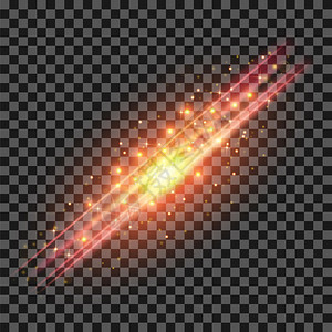 星光背景黄色红线速度运动效果闪光轨图片