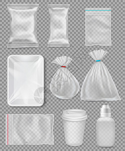 大型聚丙烯塑料容器麻袋托盘透明背景的杯子图片
