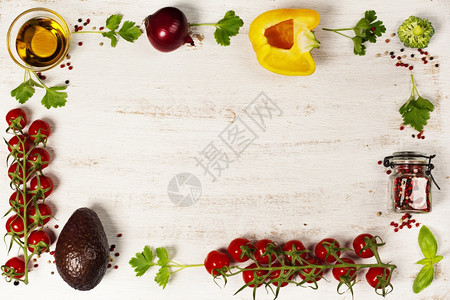 食物背景品健康用素饮概念晚餐午新鲜生活天然有机清洁框架平地高食品图片