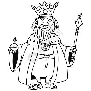 国王的皇冠插画