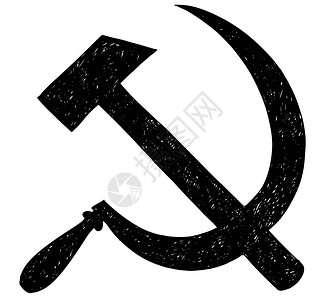 镰刀锤子 苏联简笔画图片
