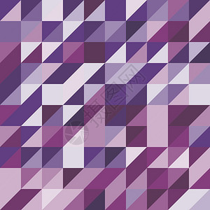 具有紫色音三角形鱼群矢量的简要背景图片