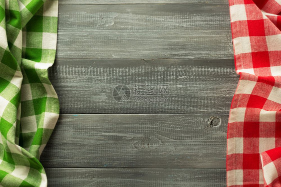 木背景的布巾图片