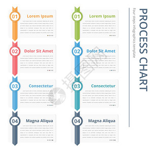 流程图垂直模板带有数字和文的设计要素商业信息图工作流程步骤选项矢量eps10插图图片