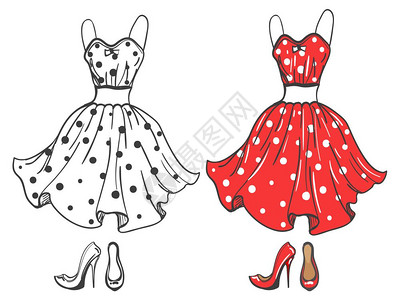 波点风格插画_波点风格卡通_波点风格插图_手绘_板绘_摄图网